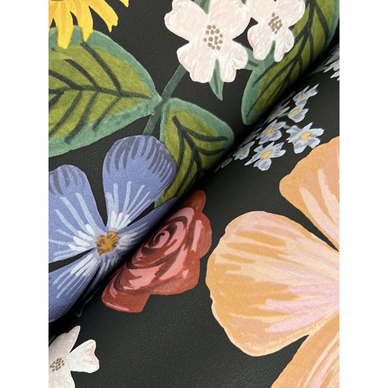 Papier peint Blossom, Noir
