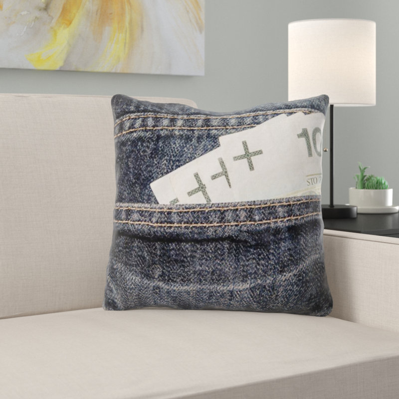 Microsuede Throw Pillow
