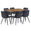 Mose 6 - Person Extendable Dining Set