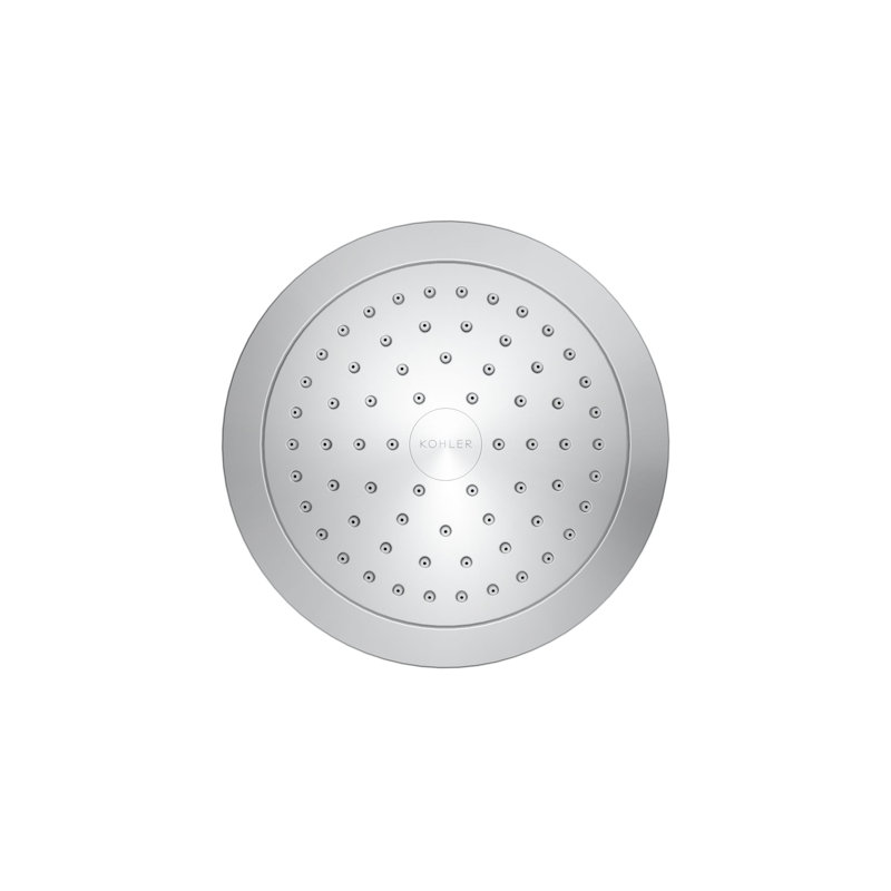 Pomme de douche murale à fonction unique avec gicleur 66 pouces Forte, 2,5 gallons par minute Forte, Chrome poli