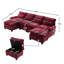 Canapés modulaires rembourrés et confortables-1873367518