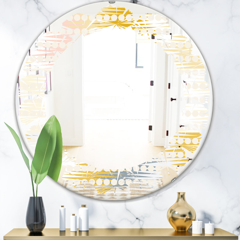 Miroir mural Leaves, H 23,6 po x l 23,6 po