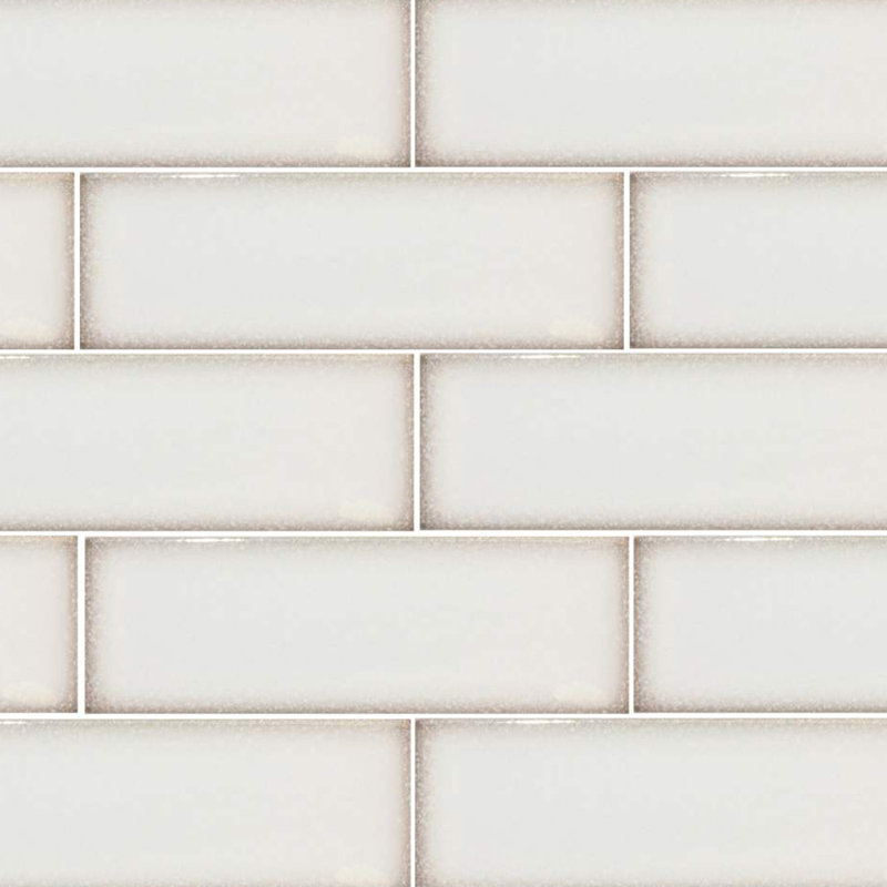 Coast 2.5" x 8" Glossy Porcelain Subway Wall Tile, Arena