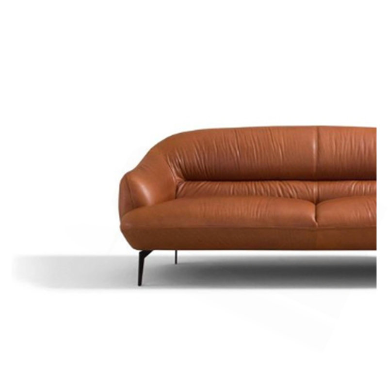 Cognac Leather Sofa