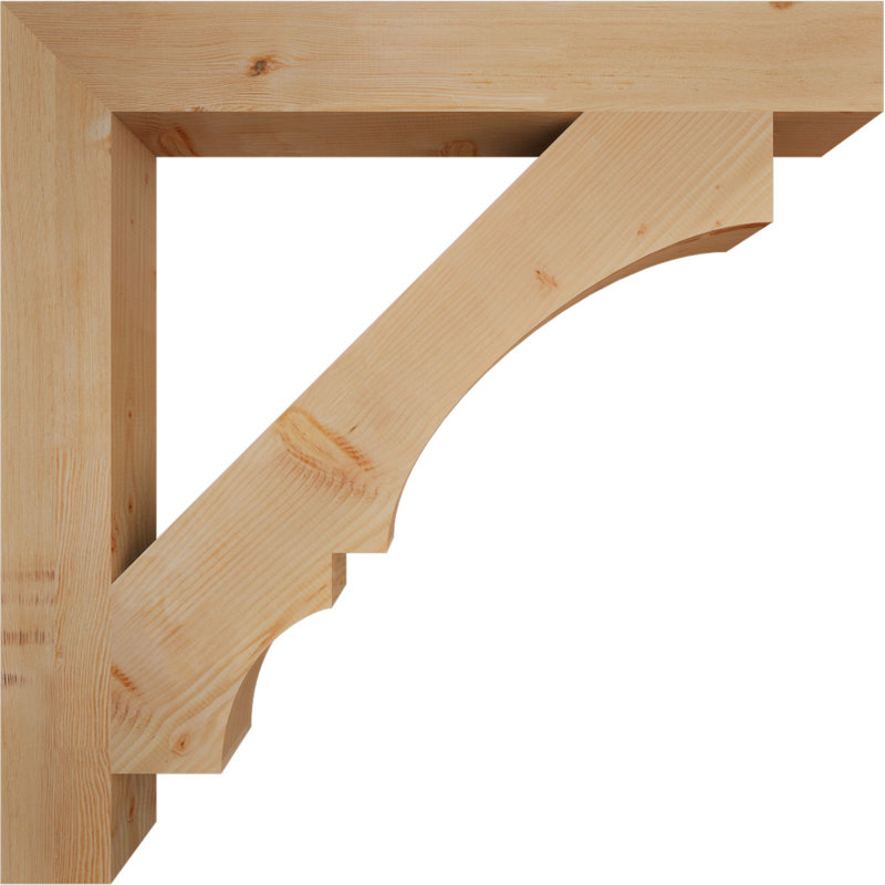 Support de bloc Balboa, Sapin de Douglas lisse, L 5 1/2 po x P 48 po x H 48 po