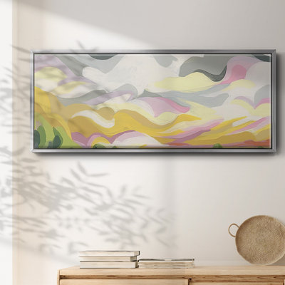 Valley Swirl I- Framed Canvas