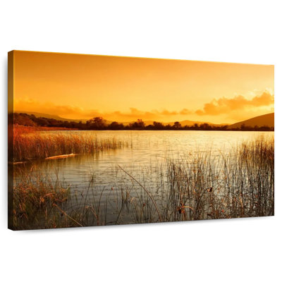 Coucher de soleil sur le lac Alvord
