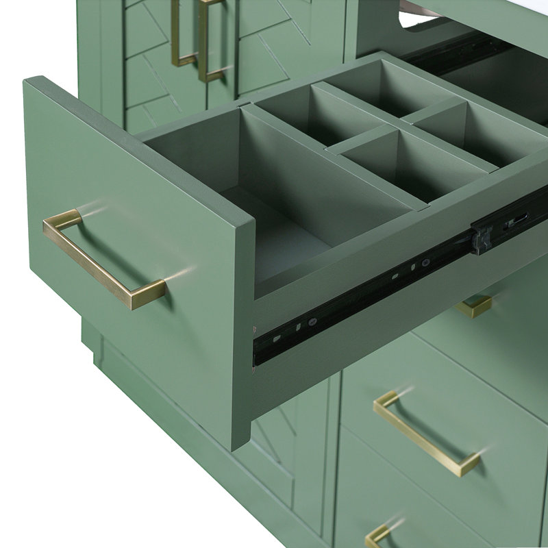 30" Bathroom Vanity with Ceramic Sink Combo