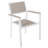 Patio Dining Set For 6 Faux Wood Outdoor Furniture With Umbrella Hole Patio Table Set With 6 Stackable Chairs For Outside Garden Yard Deck, Light Brown