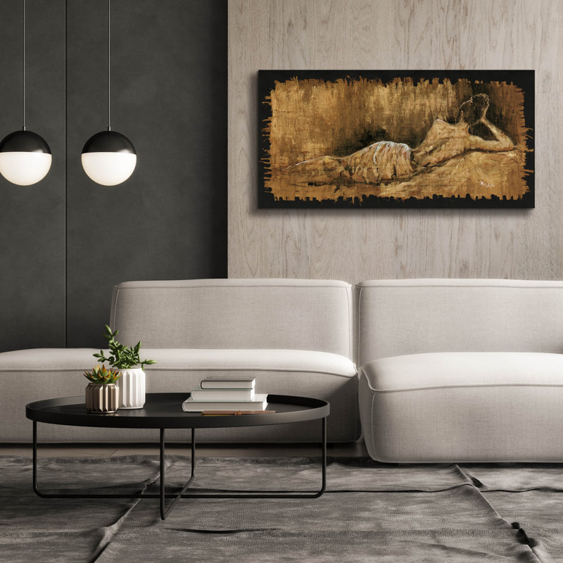 «A Moment In Time» par Monica Stewart, H 30 po x l 60 po x P 1,5 po