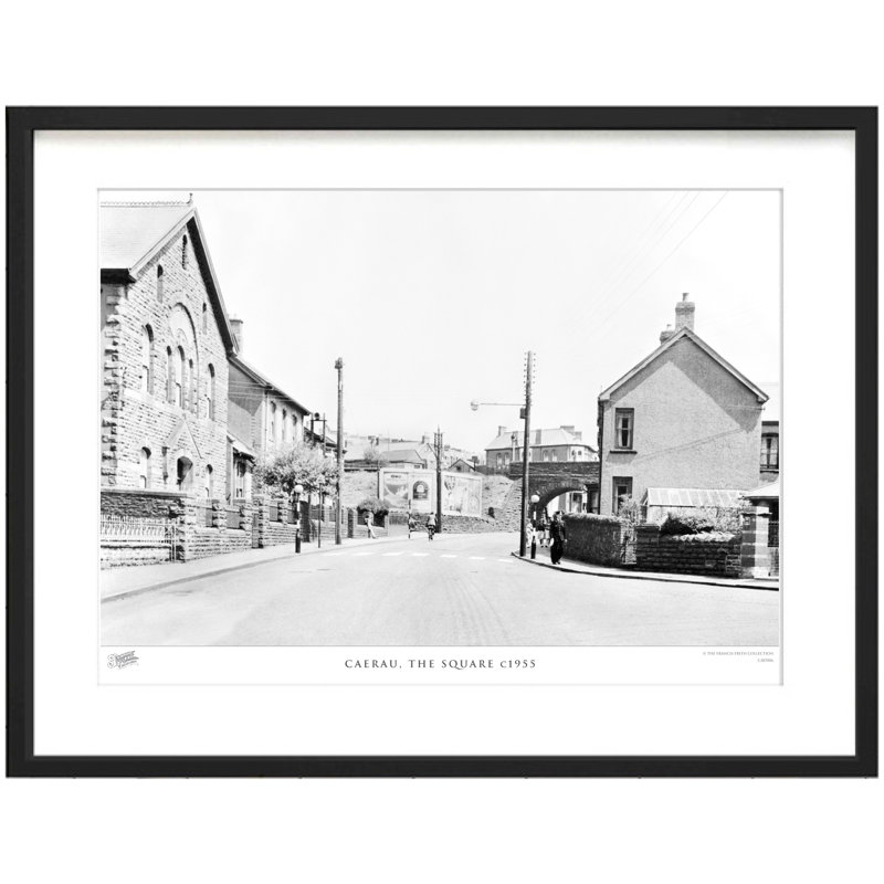 Caerau, The Square C1955 by Francis Frith - Single Picture Frame Print, 40cm H x 50cm W x 2.3cm D