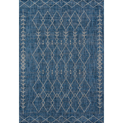 Tapis bleu Momeni Villa Monaco