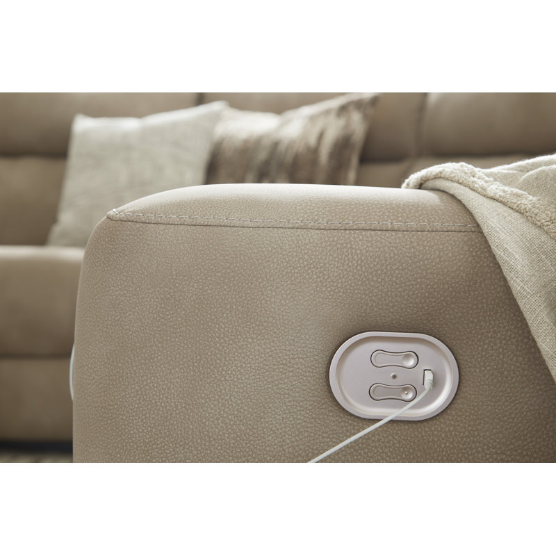 Next-Gen DuraPella 3-Piece Power Reclining Sectional Sofa, 41" H x 101" W x 73" D