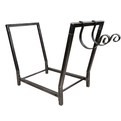 Indoor And Outdoor Firewood Racks With Kindling Wood Hooks. 25.6In Double Coated Firewood Storage Outdoor And Indoor Wood Holder. Waterproof, Rustproof, Stable Fireplace Log Holder