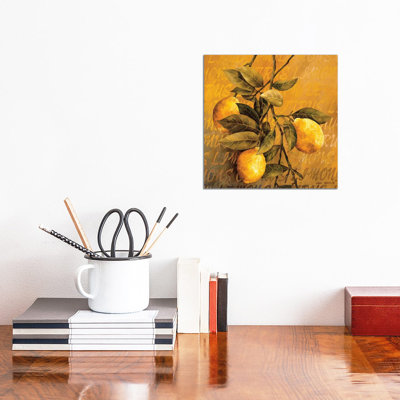 Lemon Branch by Linda Thompson - Wrapped Canvas Print