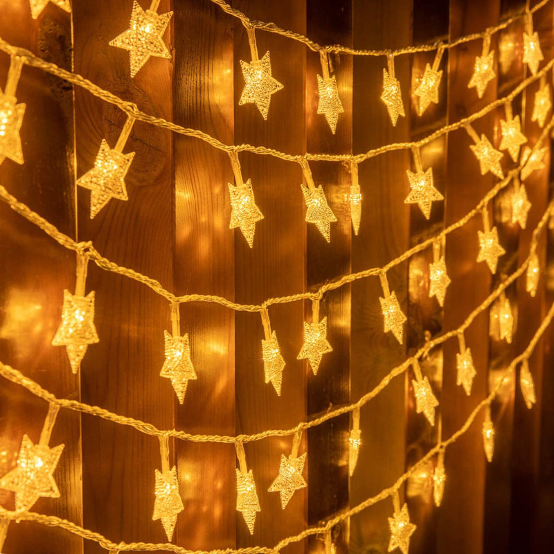 Guirlande de 100 lumières DEL 49 pi pour Noël (blanc chaud), Blanc chaud