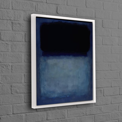 Blue Personalized Mark Rothko Art Canvas Perfect for Wall Decor and a Unique Gift for Grandma