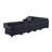 Bouke Artificial Leather Modular Sectional With Ottoman-100845830