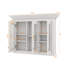 Armoire à pharmacie à miroir 35 po, unité murale avec 5 tablettes fermées personnalisables