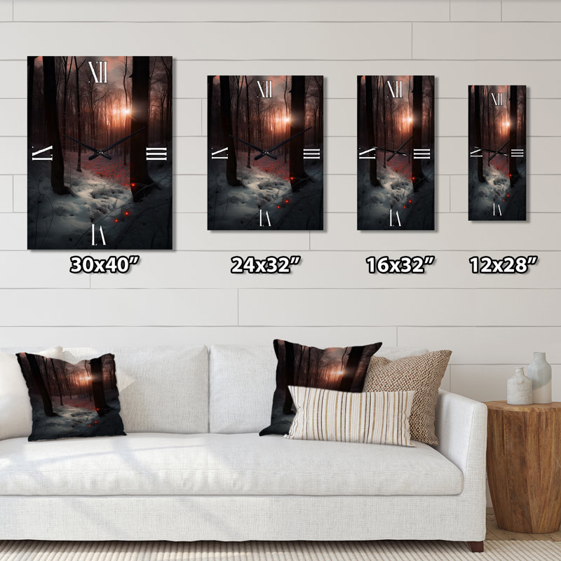 Horloge murale Wintersun, Petit