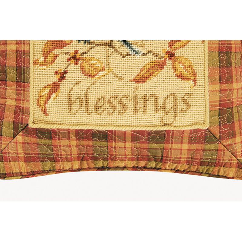 Blessings Needlepoint Pillow