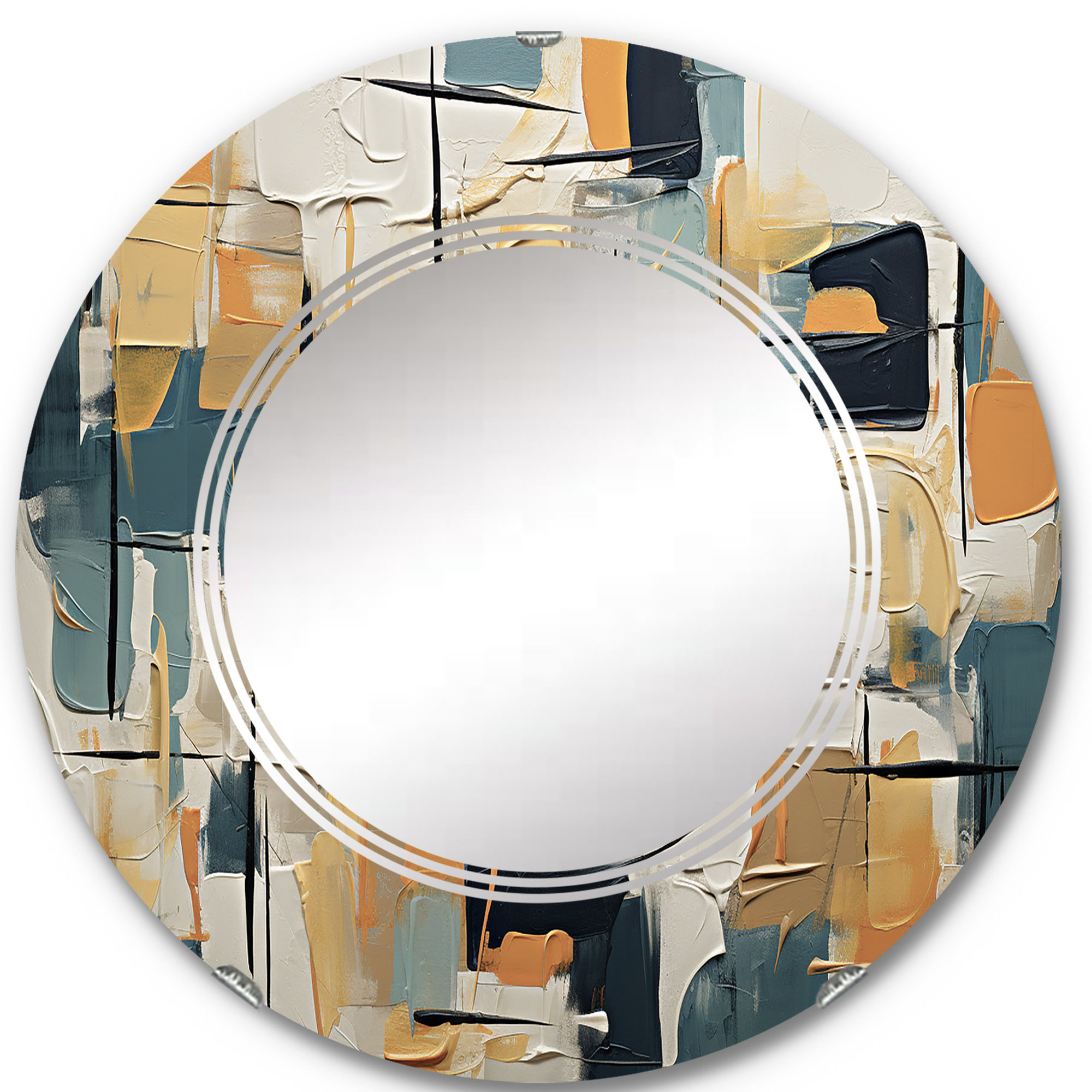 Brookstone Round Wall Mirror