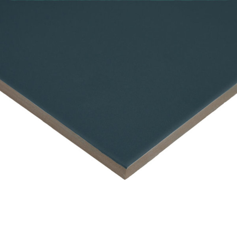 Born 5X5 Matte Porcelain Tile, Teal Blue