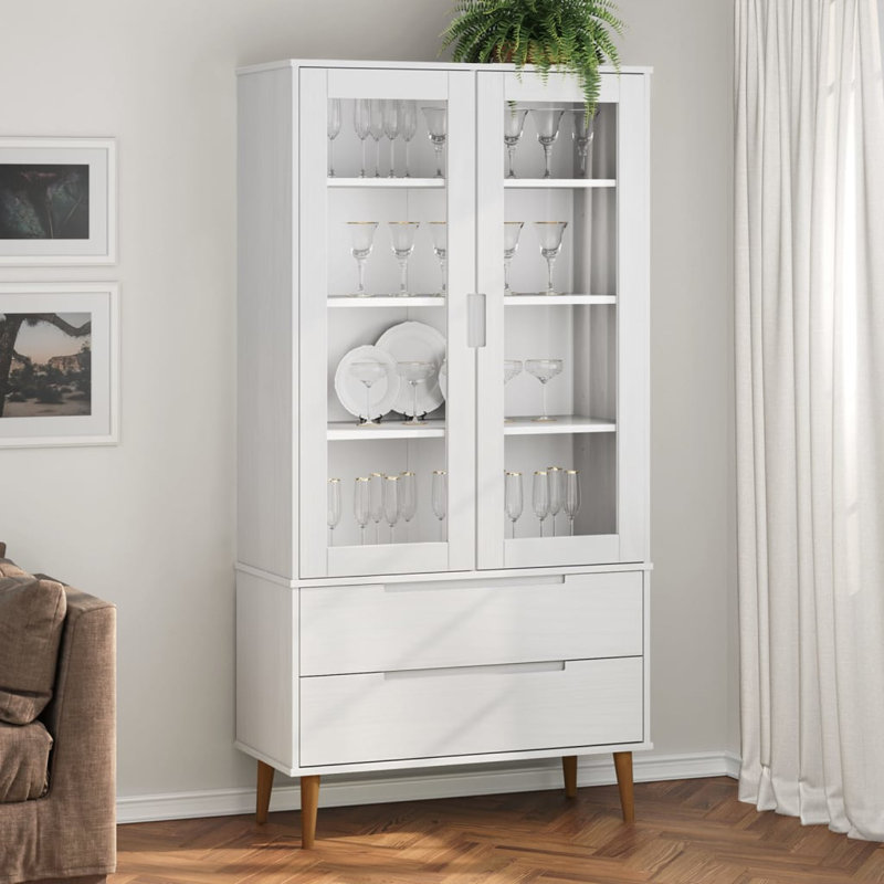 Display Cabinet, White