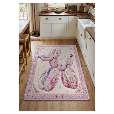 Tapis tissé à la crème Mosso