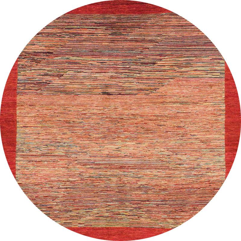 Tapis abstrait moderne 1572, Rond 7 pi