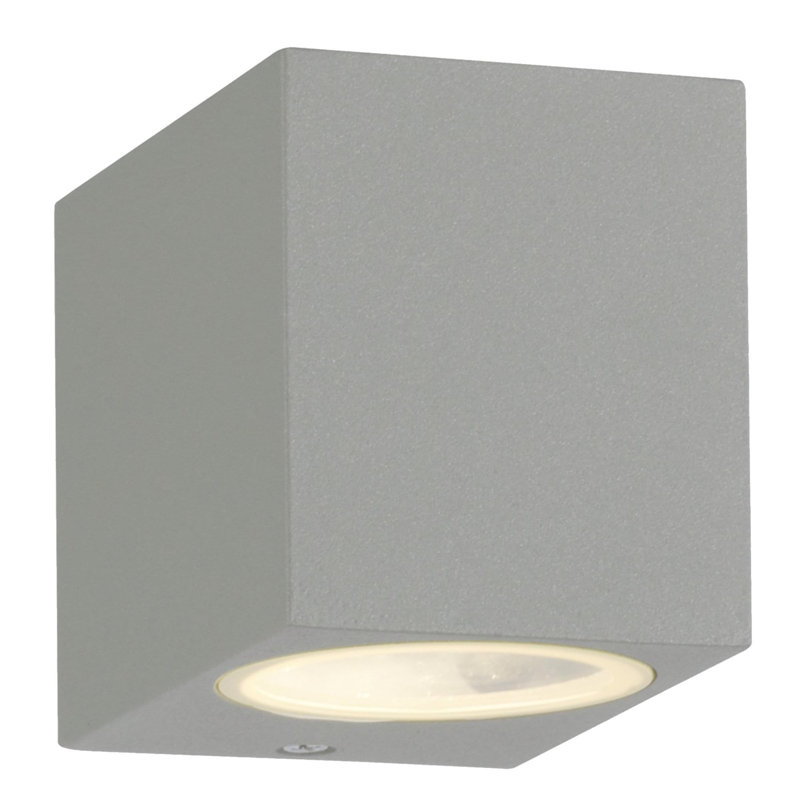 Brynulf Powder Coated Finish 1 - Bulb 8 cm H Hardwired Outdoor Bulkhead Light, Grey