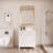 30'' Fully Assembled Single Bathroom Vanity with Backsplash, 2 Colors Available White / Light Gray-110441565