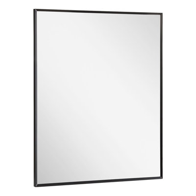 Kardon 30 x 24 Transitional Rectangular Framed Bathroom Wall Mirror