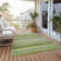 Kinslee Washable Striped Indoor / Outdoor Rug
