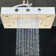 Rain Fixed Shower Head 2.5 GPM GPM with Self-Cleaning