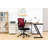 Chalfield Mid-Back Mesh Office Chair with Adjustable Height, Tilt, Swivel & Armrests – Ergonomic Computer Task Chair-995527667