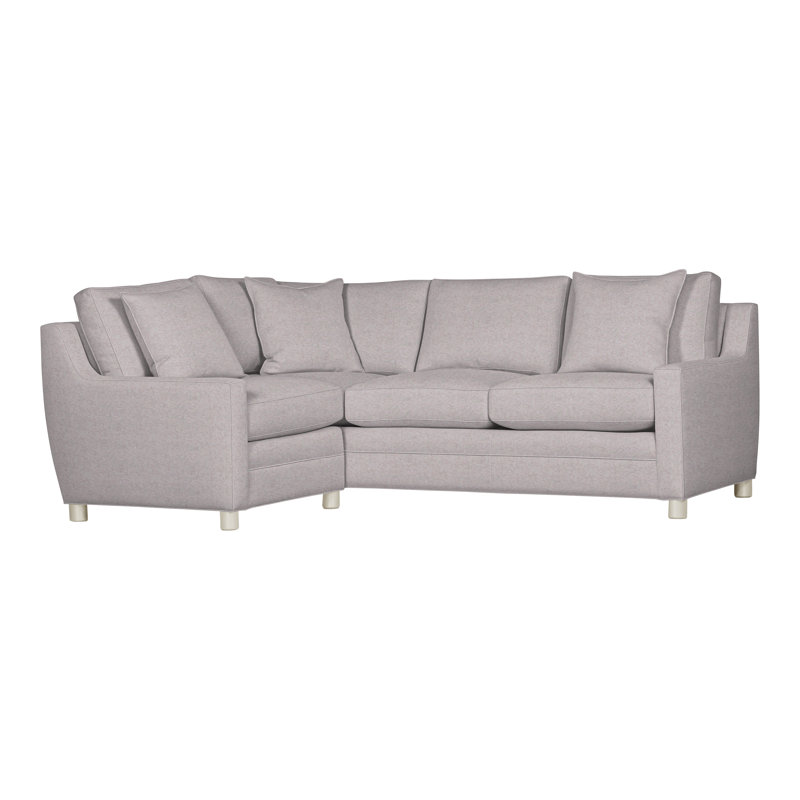 American Bungalow 2-Piece Fairgrove Sectional, Nadia Linen, Wrenn