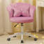 Chaise de travail en velours Edwardo-441260700-441260698