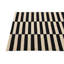 Tapis noir et blanc 3x5 Pinkerton