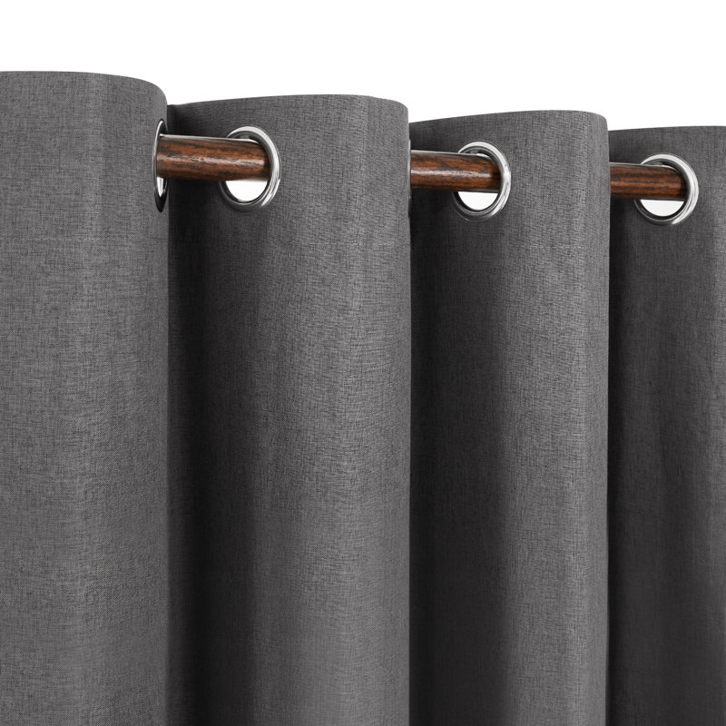 Ipswich Blackout Thermal Grommet Curtain Panels, 52" W x 54" L, Teal