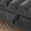 Banc de rangement rembourré de 65,55 po de largeur-1670259129