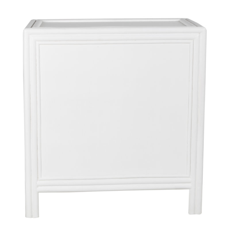 Aruba 1 - Drawer Nightstand, White
