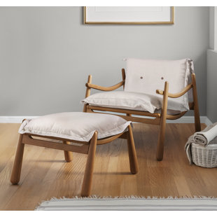 Becca Living Fofa Solid Wood Stool