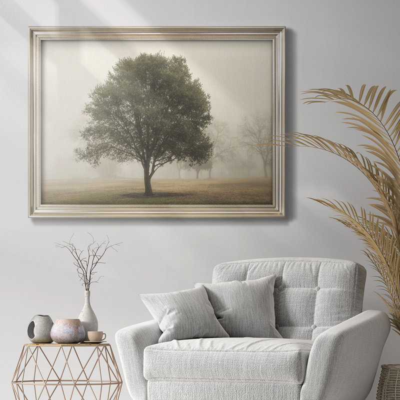 «Trees in the Fog I», reproduction d'art sur toile, L 25 po x H 21 po
