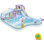 Jeu gonflable gonflable avec glissade d'eau, jet d'eau avec nuage et souffleur d'air de 750 W