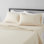 Ensemble de draps 100 % coton à fibres longues haut de gamme Milano à contexture de 1000 fils