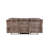 Two Tone Chocolate Velvet 3PCS Recliner Living Room Set