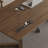 Tan Rectangular Solid Wood desk-697039507