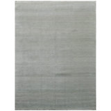 High-Quality Hand-Knotted Ivory And Aqua Area Rug