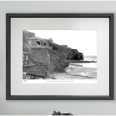 St Agnes, The Cliff Shelter C1955 by Francis Frith - Single Picture Frame Print